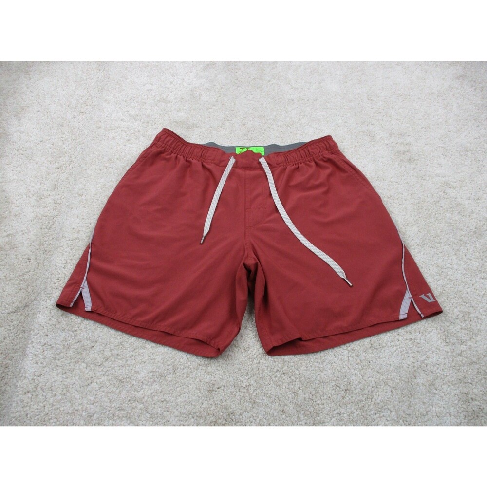Vuori Shorts Mens Small S Red Kore Training Performance Stretch Gym Running